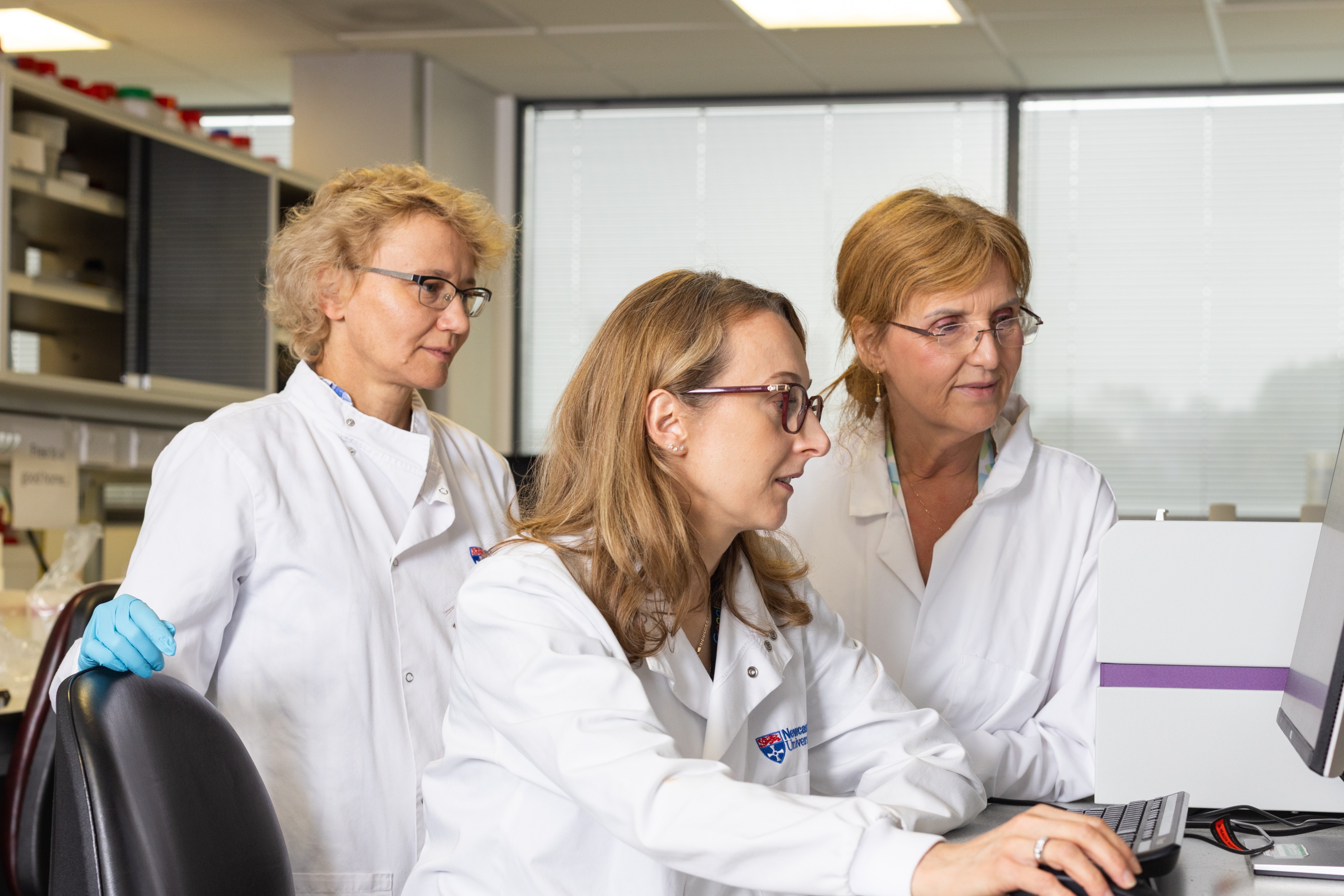Lako and team in the lab