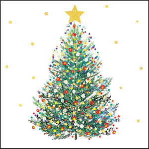 Picture of Bright Christmas tree