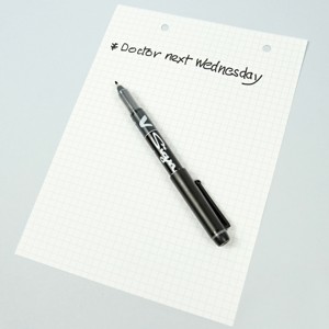 V-Sign pen example
